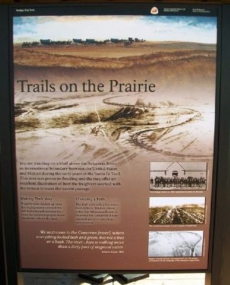 Trails on the Prairie Marker image. Click for full size.