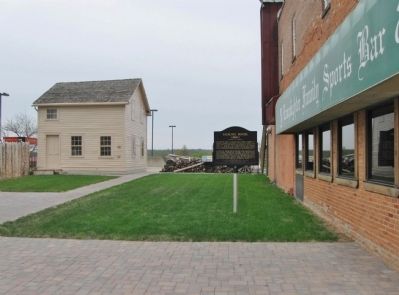 Kiesling House and Marker. Click for full size. Kiesling House and Marker image. Click for full size.