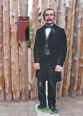 Nearby Biography and Life Size Standup image. Click for full size.