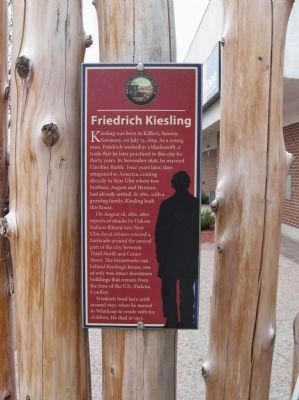 Friedrich Kiesling Biography image. Click for full size.