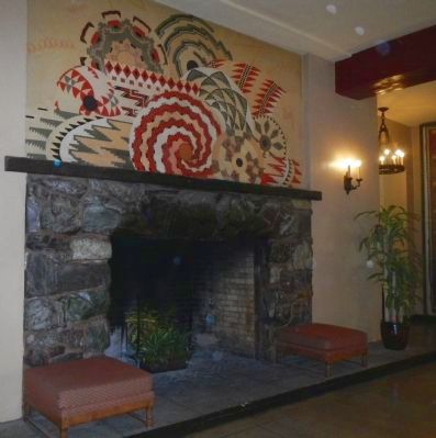 A fireplace in the Ahwahnee image. Click for full size.