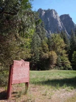 President Theodore Roosevelt & John Muir Meeting Site Marker image. Click for full size.