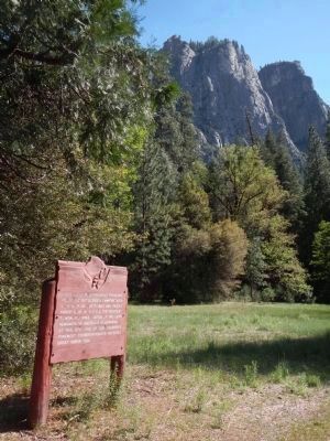 President Theodore Roosevelt & John Muir Meeting Site Marker image. Click for full size.