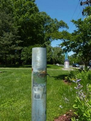 Stump of Jubal Early’s Raid on Washington Marker. Click for full size. Stump of Jubal Early’s Raid on Washington Marker image. Click for full size.