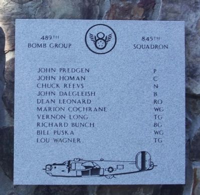 489th Bomb Group 845 Squadron image. Click for full size.