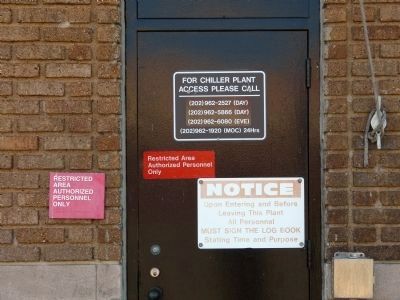 Door of the Metro Chiller Plant. Click for full size. Door of the Metro Chiller Plant image. Click for full size.