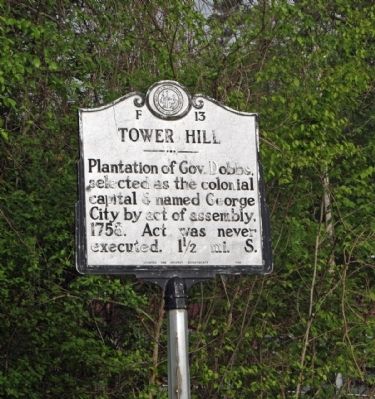 Tower Hill Marker. Click for full size. Tower Hill Marker image. Click for full size.