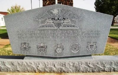 Veterans Memorial. Click for full size. Veterans Memorial image. Click for full size.