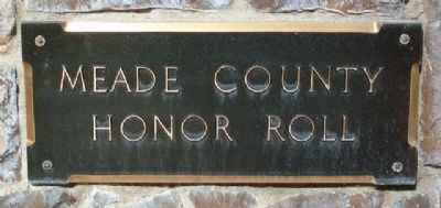 War Memorial Honor Roll Marker. Click for full size. War Memorial Honor Roll Marker image. Click for full size.