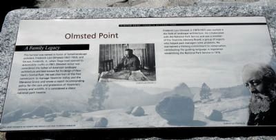 Olmsted Point Marker. Click for full size. Olmsted Point Marker image. Click for full size.