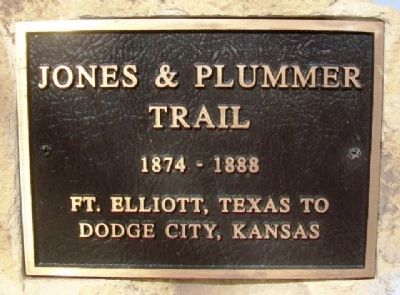 Jones & Plummer Trail Marker image. Click for full size.