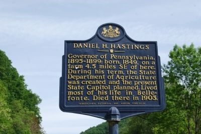 Daniel H. Hastings Marker. Click for full size. Daniel H. Hastings Marker image. Click for full size.