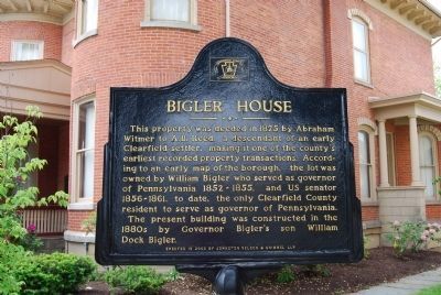 Bigler House Marker image. Click for full size.