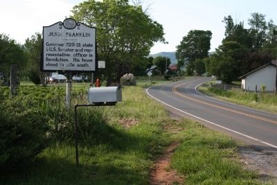 Jesse Franklin Marker. Click for full size. Jesse Franklin Marker image. Click for full size.