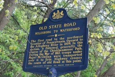 Old State Road Marker. Click for full size. Old State Road Marker image. Click for full size.