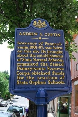 Andrew G. Curtin Marker image. Click for full size.