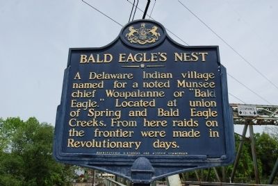 Bald Eagle's Nest Marker. Click for full size. Bald Eagle's Nest Marker image. Click for full size.