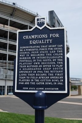 Champions for Equality Marker image. Click for full size.