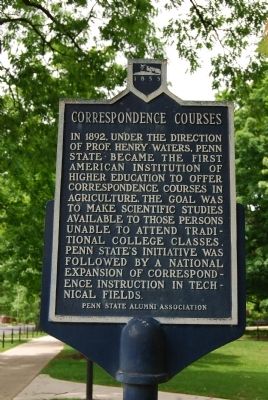 Correspondence Courses Marker image. Click for full size.