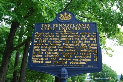 The Pennsylvania State University Marker image. Click for full size.
