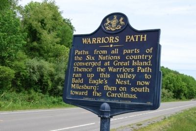 Warriors Path Marker image. Click for full size.