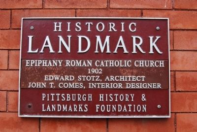 Epiphany Roman Catholic Church Marker image. Click for full size.