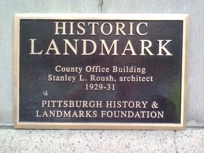 County Office Building Marker. Click for full size. County Office Building Marker image. Click for full size.