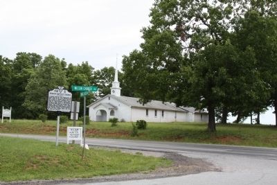 New Zion Baptist Church and Marker. Click for full size. New Zion Baptist Church and Marker image. Click for full size.