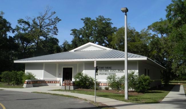 Visitors Center, Fort Mose Historic State Park. Click for full size. Visitors Center, Fort Mose Historic State Park image. Click for full size.