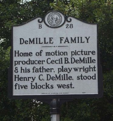 DeMille Family Marker. Click for full size. DeMille Family Marker image. Click for full size.