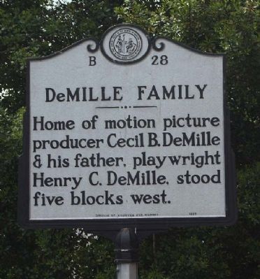 DeMille Family Marker image. Click for full size.