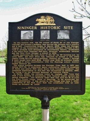 Nininger Historic Site Marker image. Click for full size.