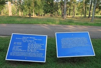 Croxton's Brigade. Marker. Click for full size. Croxton's Brigade. Marker image. Click for full size.