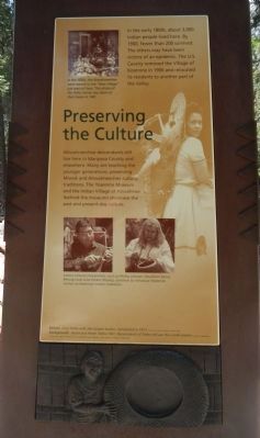 Preserving the Culture plaque image. Click for full size.