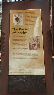 The Power of Stories plaque image. Click for full size.
