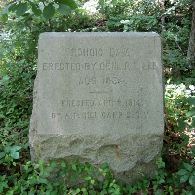 Rohoic Dam Marker. Click for full size. Rohoic Dam Marker image. Click for full size.