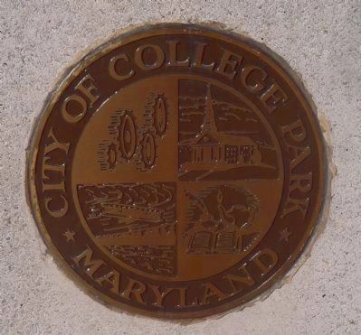 Seal of College Park - War Memorial, Marker Panel 2. Click for full size. Seal of College Park - War Memorial, Marker Panel 2 image. Click for full size.
