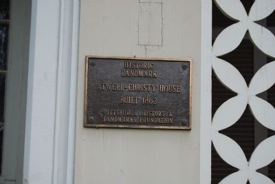 Atwell-Christy House Marker. Click for full size. Atwell-Christy House Marker image. Click for full size.