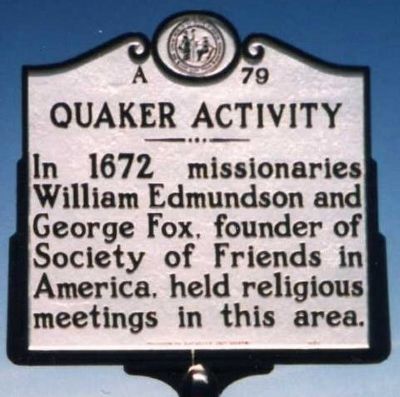 Quaker Activity Marker image. Click for full size.