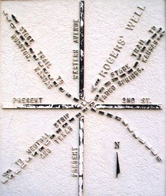 Map of Original Hand-Dug Well on Marker image. Click for full size.