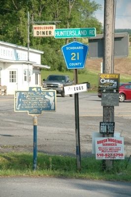 Burial Place Marker. Click for full size. Burial Place Marker image. Click for full size.