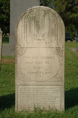 Timothy Murphy Headstone image. Click for full size.
