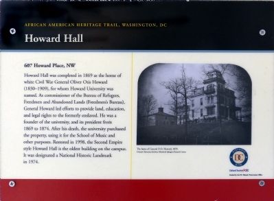 Howard Hall Marker image. Click for full size.