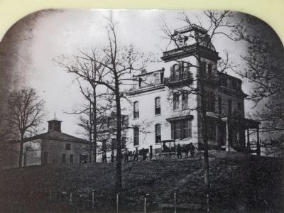 The home of General O.O. Howard, 1872. image. Click for full size.