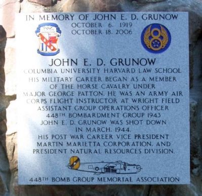 In Memory of John E. D. Grunow image. Click for full size.