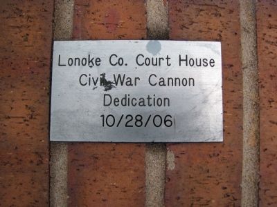Dedication plaque. Click for full size. Dedication plaque image. Click for full size.