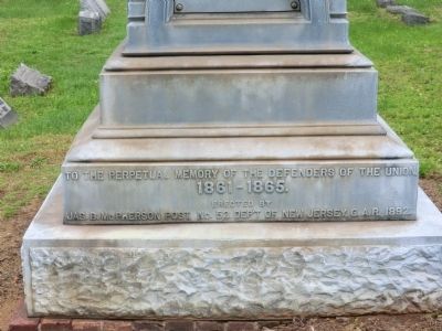 Memory of the Defenders of the Union Marker. Click for full size. Memory of the Defenders of the Union Marker image. Click for full size.