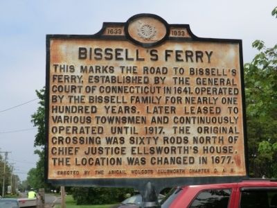 Bissell's Ferry Marker image. Click for full size.