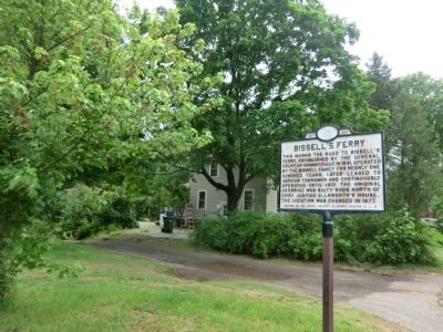 Bissell's Ferry Marker. Click for full size. Bissell's Ferry Marker image. Click for full size.