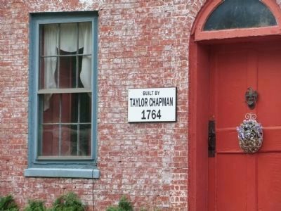 Taylor Chapman House 1764. Click for full size. Taylor Chapman House 1764 image. Click for full size.